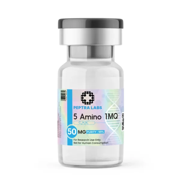 5-Amino-1MQ 50 mg – fiolka ze związkiem do badań, czystość 99% na etykiecie, Peptra Labs